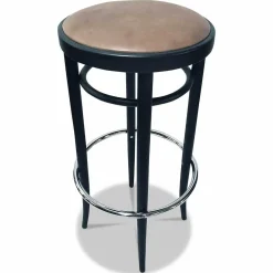 204 PH Bugholzbarhocker Leder Pure Materials Esche Schwarz Lackiert