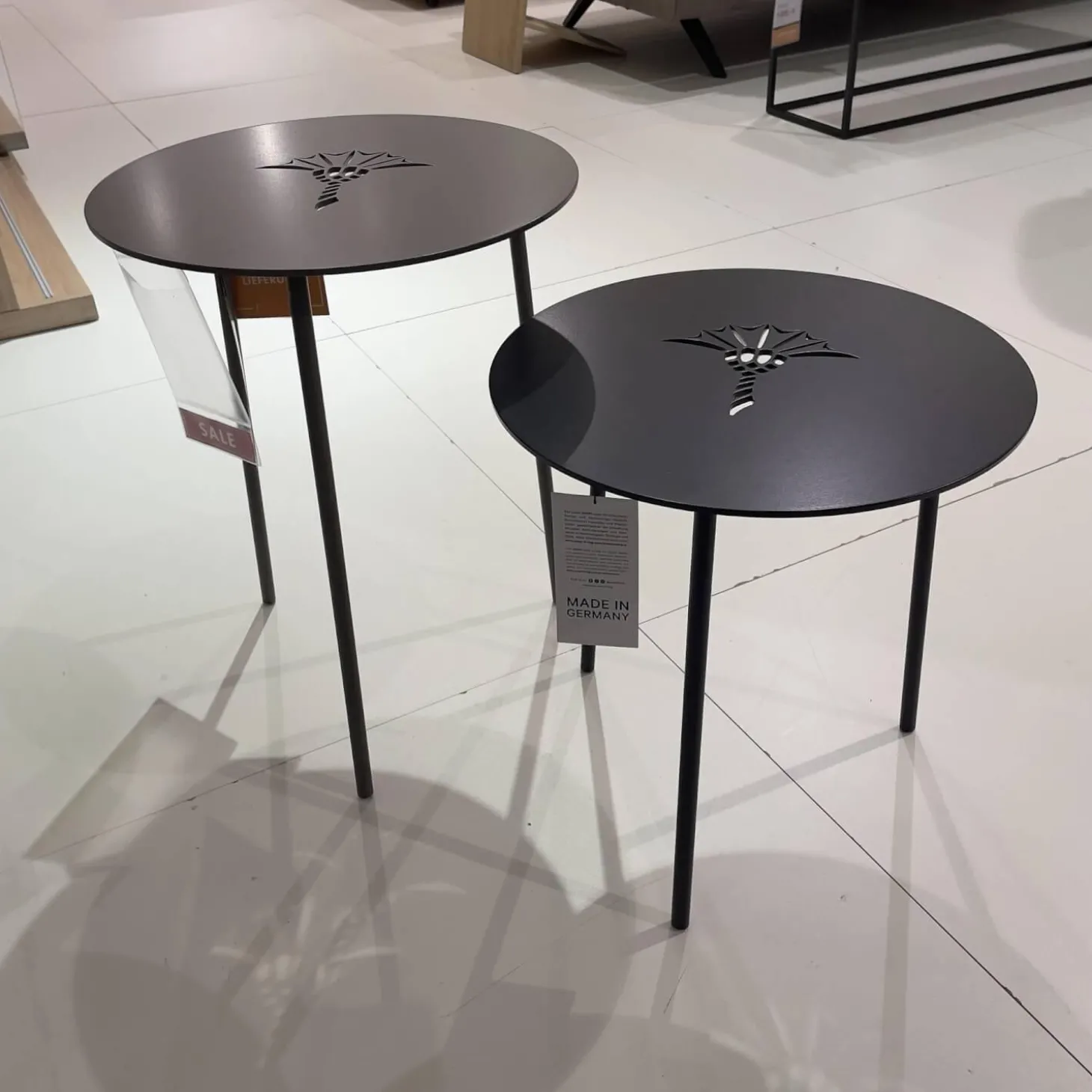 2 Satz Tisch Emboss Metall Mitternachtsblau Dunkelblau Grau Und Rauch Gepudert Anthrazit Mit Kornblume Gelasert