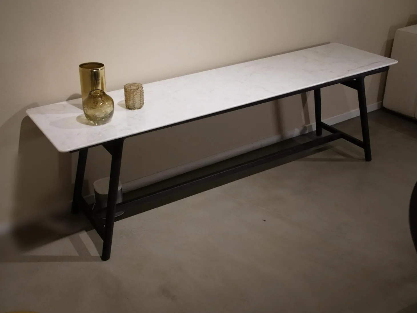 Ablage Marmor Callaceta Gestell Eschenholz