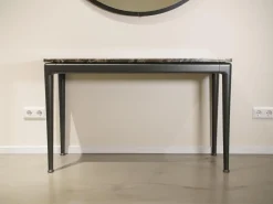 Ablagetisch Pico Marmor Emperador Gestell Schwarz