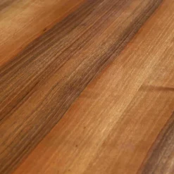 Aliz Massivholztisch Platte Eliptisch Nussbaum Oberfläche Geölt Gestell Aluminium Poliert