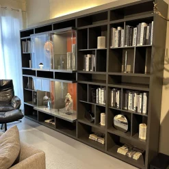 Anbaukombination Wall System Lack Matt Visione Anthrazit Inklusive Beleuchtung