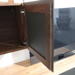 Anbauwand NW 770 Amerikanischer Kernnussbaum Massiv Soft Gebürstet