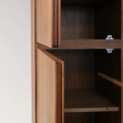 Anbauwand Sipario Nussbaum Hängeelement und Wandpaneel