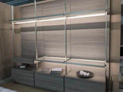 Ankleide Hangar Cabina Lemani Melamin Lärche Grau