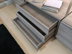 Ankleide Hangar Cabina Lemani Melamin Lärche Grau