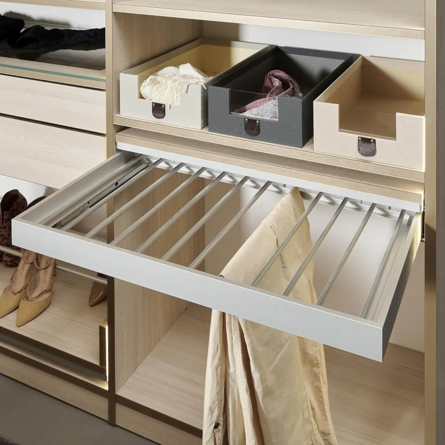 Ankleide Holzdekor Sockelleiste Fjord Decor Glasoptik Bronce Gebürstet Mit Insel Und Beleuchtung