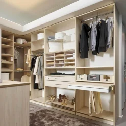 Ankleide Holzdekor Sockelleiste Fjord Decor Glasoptik Bronce Gebürstet Mit Insel Und Beleuchtung