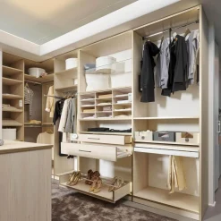 Ankleide Holzdekor Sockelleiste Fjord Decor Glasoptik Bronce Gebürstet Mit Insel Und Beleuchtung