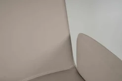 Armlehnstuhl Bella HP Leder Anilina Perla 9230 Giorgetti Grau Rosa