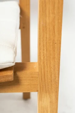 Armlehnstuhl Kos 04018 Teak inkl. Sitzkissen