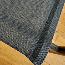 Armlehnstuhl Lounge Chair 180 Bezug Sling Anthrazit Aluminiumgestell Meteor Anthrazit Pulverbeschichtet