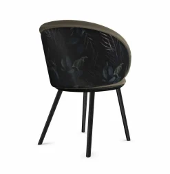 Armlehnstuhl Ona Curved Armchair Stoff Smart Code25 Pierre Grau Außen Oasis