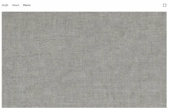 Armlehnstuhl Ona Curved Armchair Stoff Smart Code25 Pierre Grau Außen Oasis