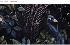 Armlehnstuhl Ona Curved Armchair Stoff Smart Code25 Pierre Grau Außen Oasis