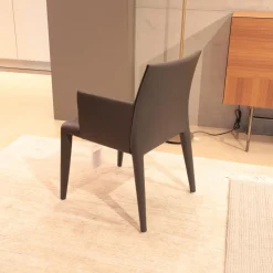 Armlehnstuhl Vol Au Vent SVB Lederzogen Beta BT 252 1231251 Grau