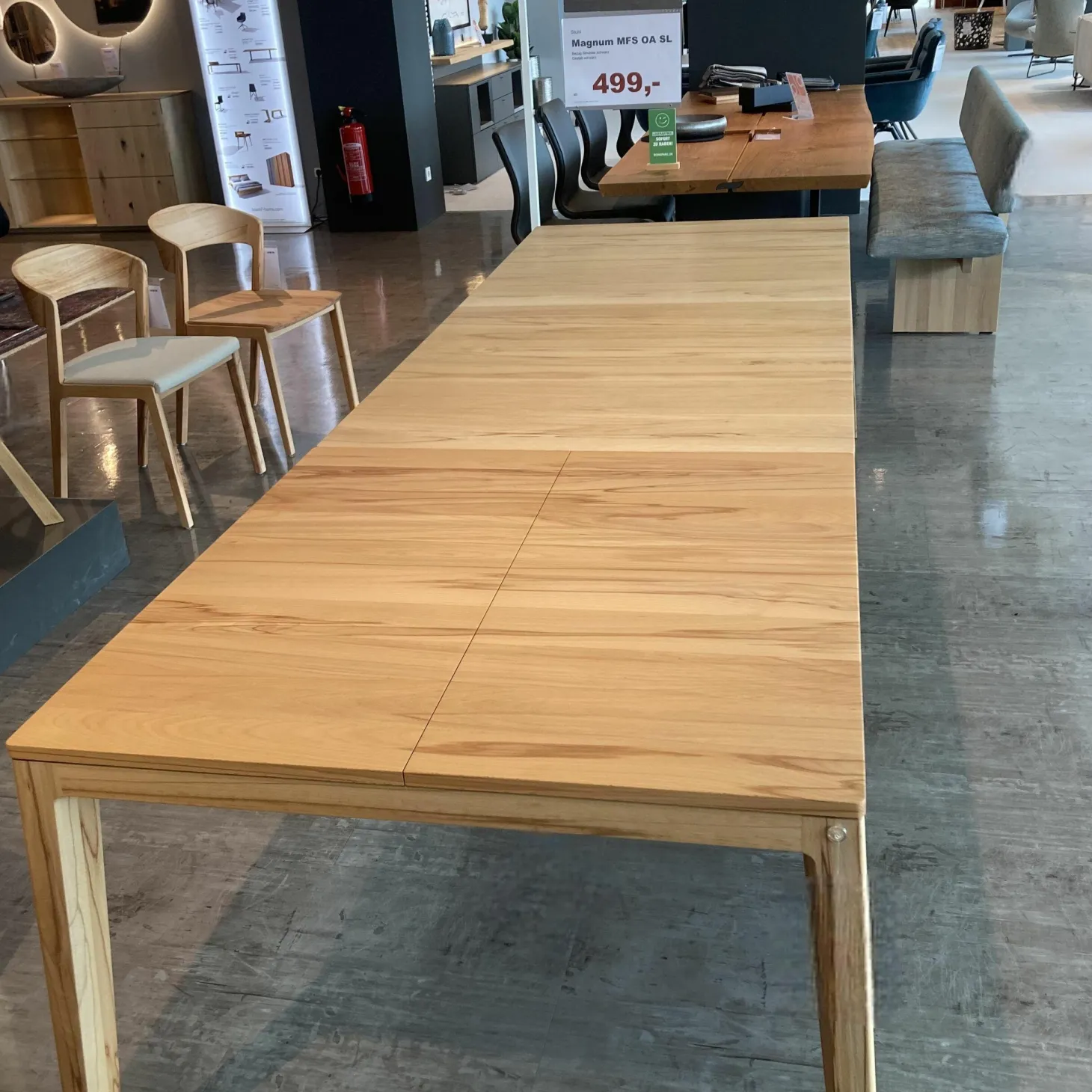 Auszugtisch Mylon TRMY 2010 Kernbuche Naturöl Mit Einlegeplatte