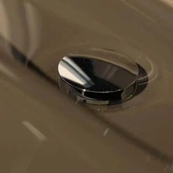 Badkombination Gentis Bad Hinterlackiertes Glas Lack Hochglanz Grau Mit LED Beleuchtung