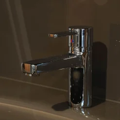 Badkombination Gentis Bad Hinterlackiertes Glas Lack Hochglanz Grau Mit LED Beleuchtung