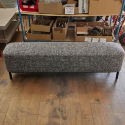 Bank Amie Bezug Stoff Kvadrat Sonar 732 Schwarz-Weiß