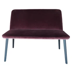 Bank Back Me Up Two Stoff Harald 382 Rot Gestell Eiche Carbon Anthrazit