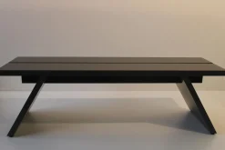 Bank Bench Massivholz Mit Mittelfuge 66 Granit Deckend Lackiert Klein