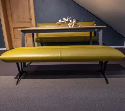 Bank Essay Leder C-Classic-Avocado Grün