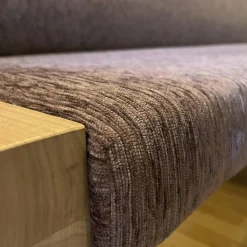 Bank Etra 313105 Bezug 92H001 Gestell Nußbaum Gebeizt 55