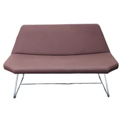 Bank Otto Bezug Braun Gestell Stahl