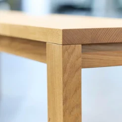 Bank Varus Knorrige Eiche Natur Geölt Gestell Stollenfüße Passend