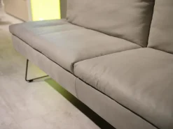 Bank WK 790 11717 C190 Leder LK60 Z7821 Beige Schlittengestell Metall Schwarz M99