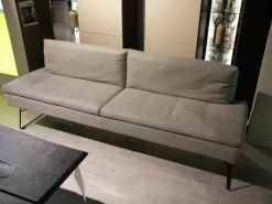 Bank WK 790 11717 C190 Leder LK60 Z7821 Beige Schlittengestell Metall Schwarz M99