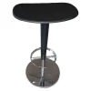 Barhocker Babar Art. 1753 Mit Ledersitzfläche Und Edelstahl Gestell