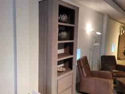 Bücherregal Markant Eiche Massiv Silver Grey