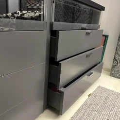 Begehbarer Kleiderschrank Walk In Lack Cartap Anthrazit Befestigungsprofil Aluminium Natur