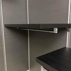 Begehbarer Kleiderschrank Walk In Lack Cartap Anthrazit Befestigungsprofil Aluminium Natur