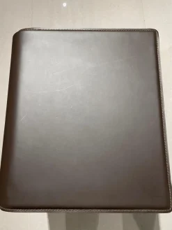 Beistelltisch 940-101 Leder Schokobraun