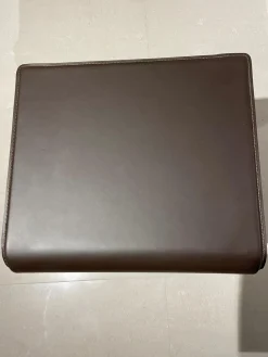 Beistelltisch 940-101 Leder Schokobraun