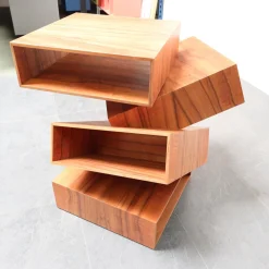 Beistelltisch Balancing Boxes Eukalyptus Furniert