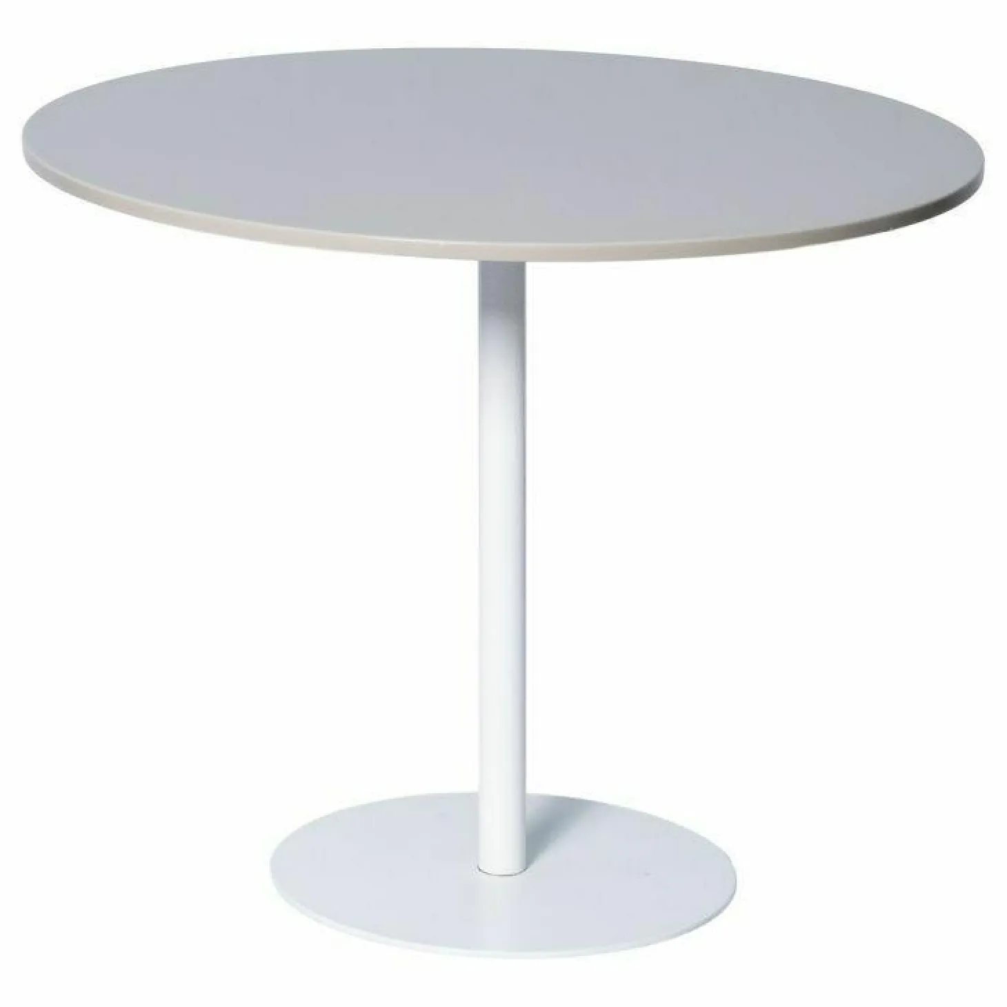 Beistelltisch Bellagio Outdoor Platte Corian Elegant Grey Gestell Metallrohr und Platte Weiß