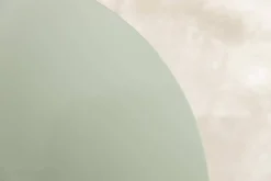 Beistelltisch Dress Up Platte Grün Lackiert LP-Verde Salvia Basis Nussbaum