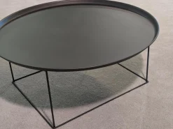 Beistelltisch Fat-Fat Outdoor Stahl 0236b Anthrazit Lackiert