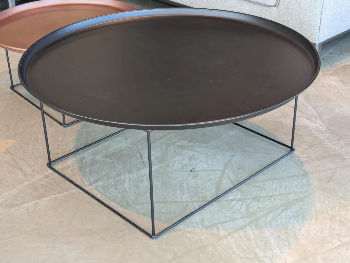 Beistelltisch Fat-Fat Stahl Schwarz Lackiert