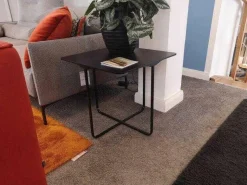 Beistelltisch Flint Esche Schwarz Gebeizt