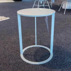 Beistelltisch Frank FT Gips Weiß Lackiert