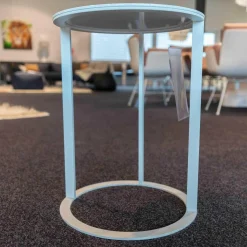 Beistelltisch Frank FT Gips Weiß Lackiert