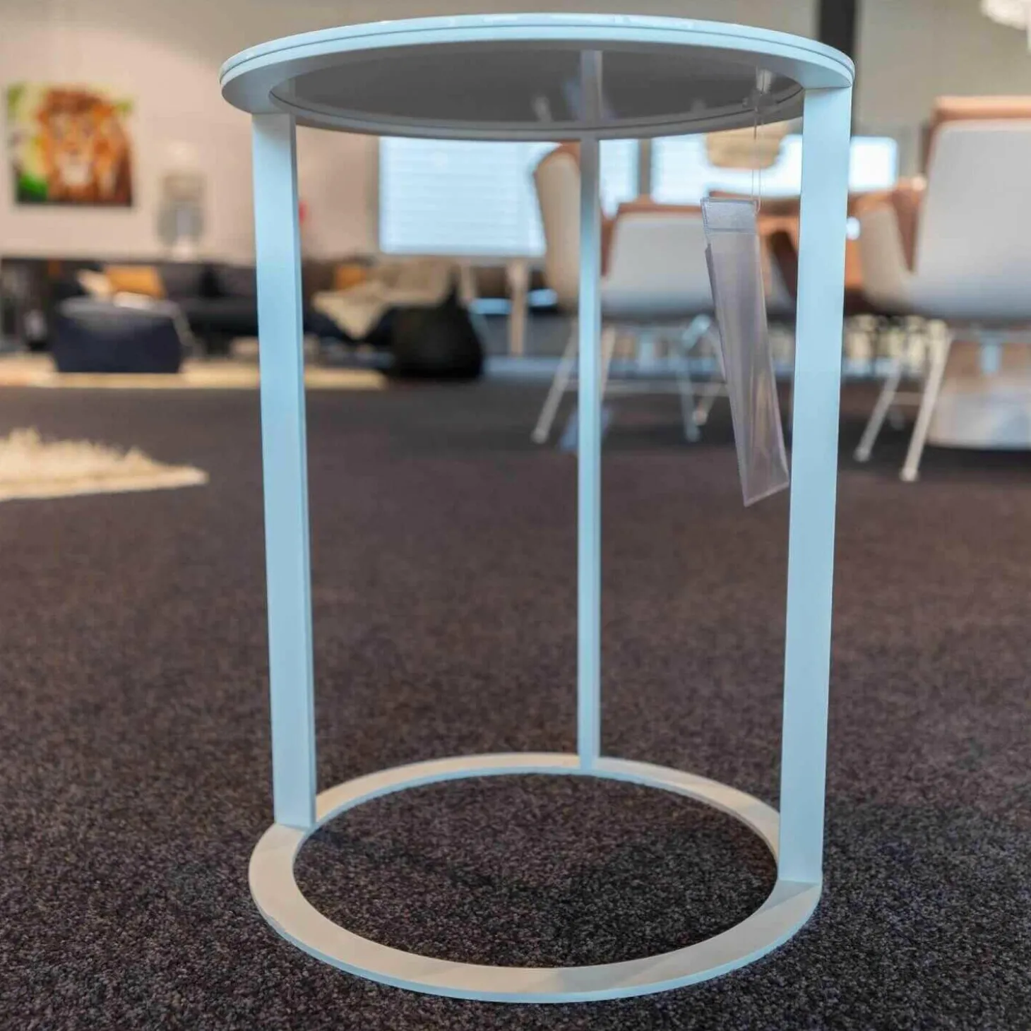 Beistelltisch Frank FT Gips Weiß Lackiert