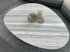 Beistelltisch Galet Marmor Zebrino