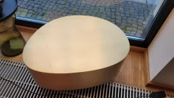 Beistelltisch Midas Messing Geschliffen Leicht Brüniert Sockel Handpoliert