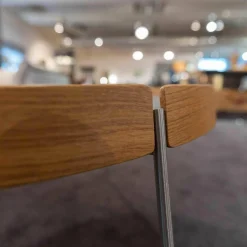 Beistelltisch Nano mit Abnehmbarem Wendetablett Eiche Geölt